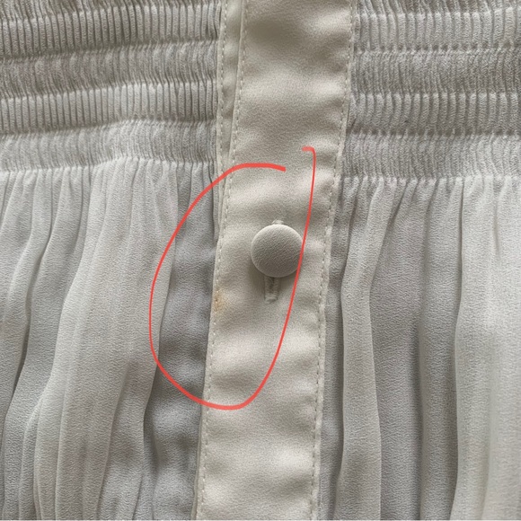 Vintage 90s y2k Vivienne Tam White Pleated Tunic Top Dress Miyake - Picture 11 of 11